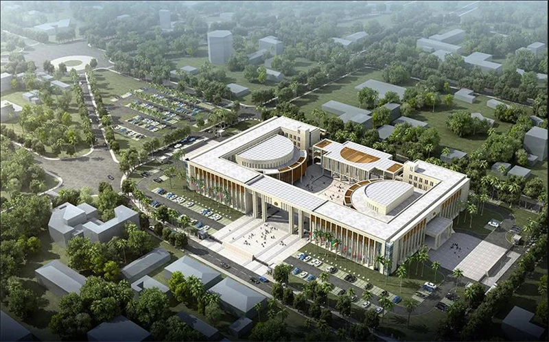 援剛果(布)新議會大廈